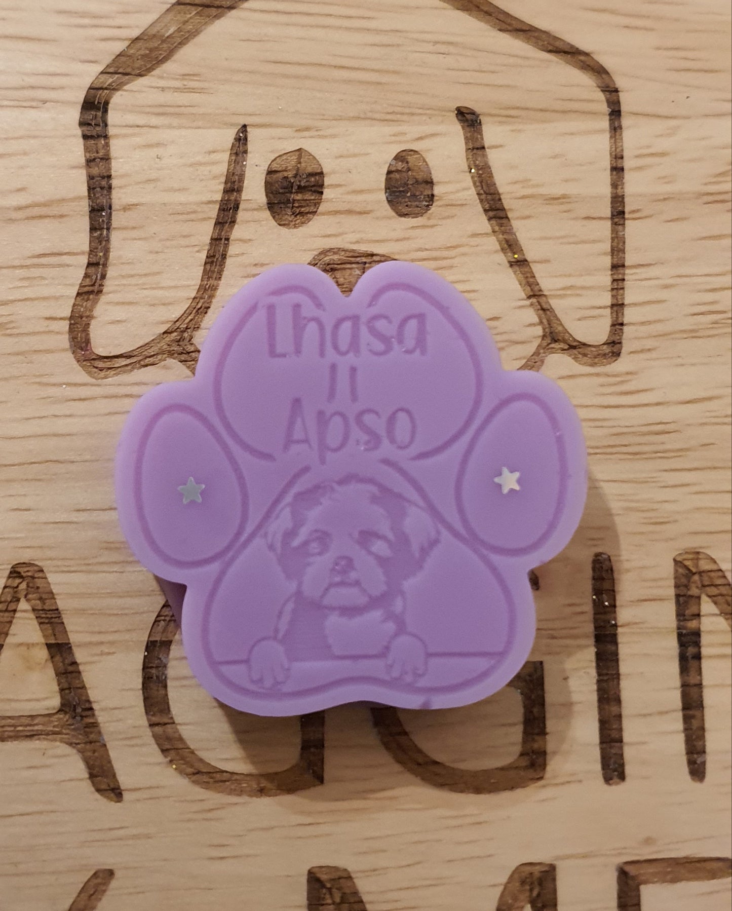 Lhasa apso gift paw dog puppy