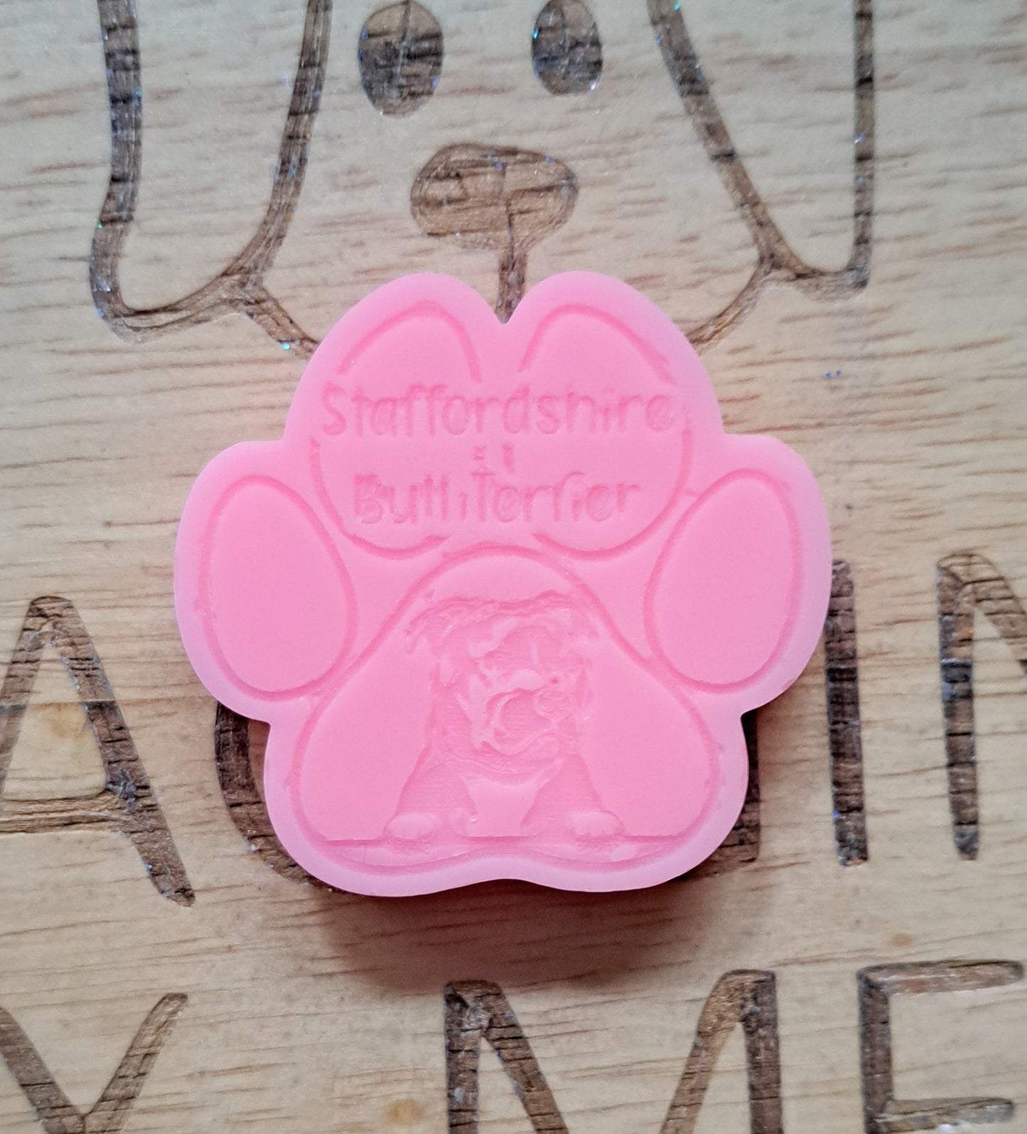 Staffordshire Bull Terrier Breed Paw Wax Melt