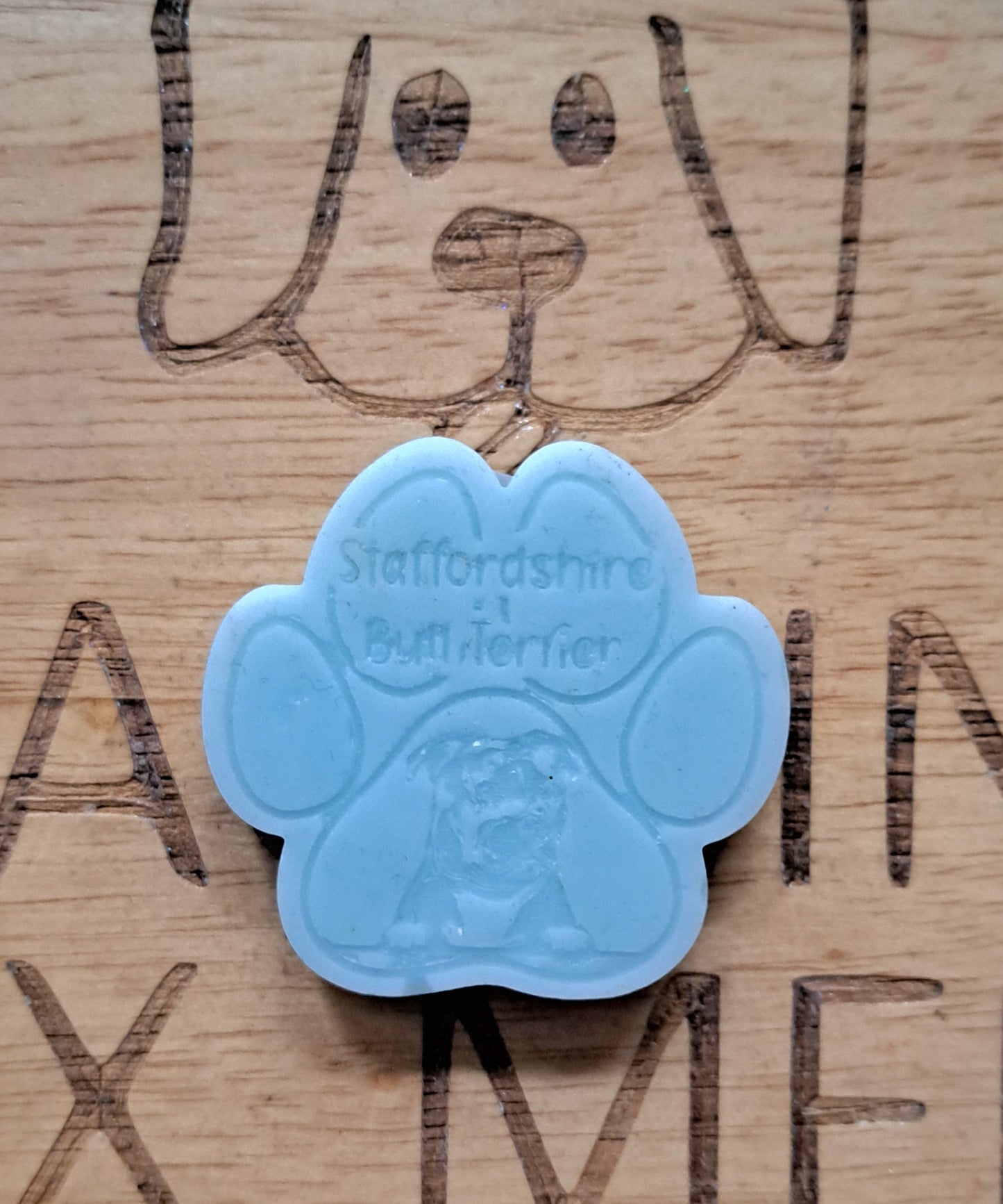 REDUCED Staffordshire Bull Terrier Breed Paw Wax Melt
