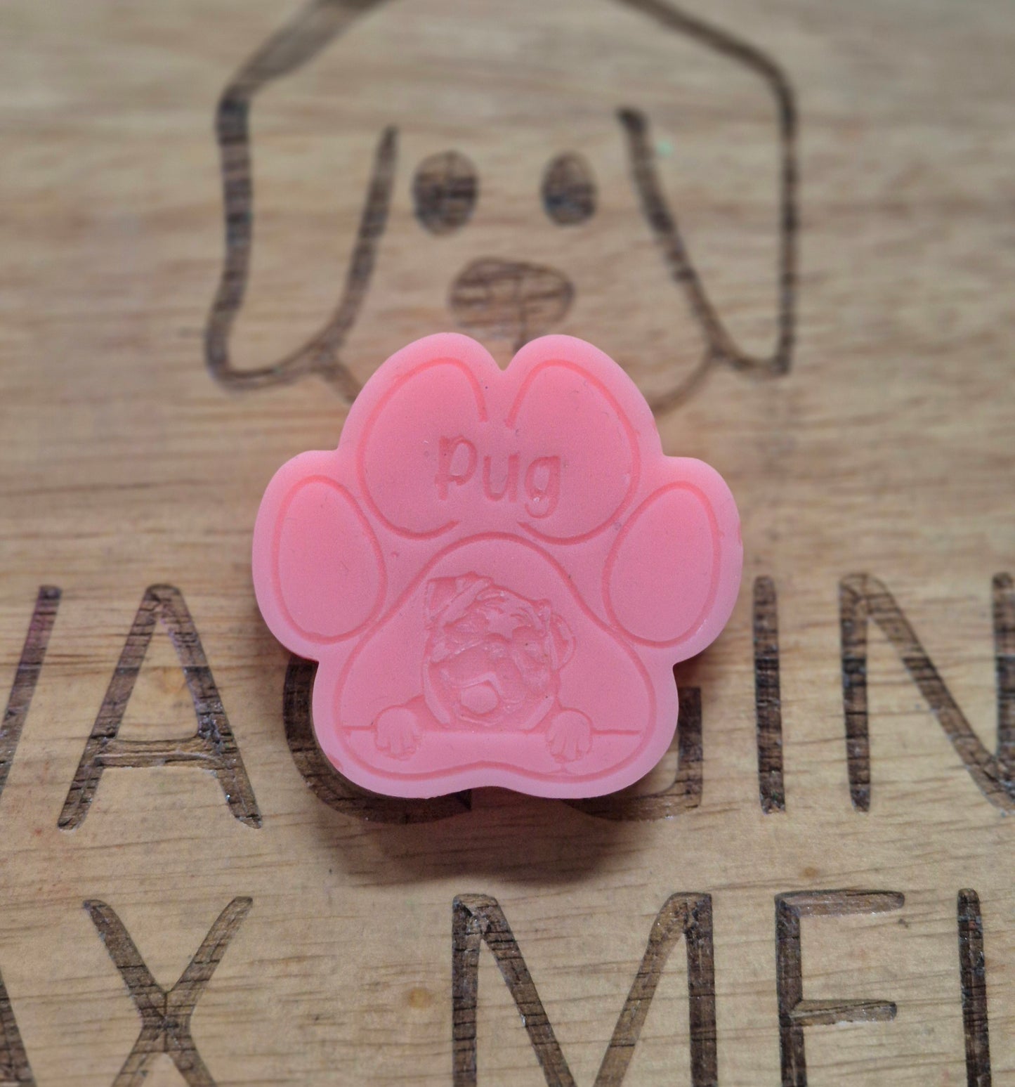 REDUCED PUG Breed Paw Wax Melt