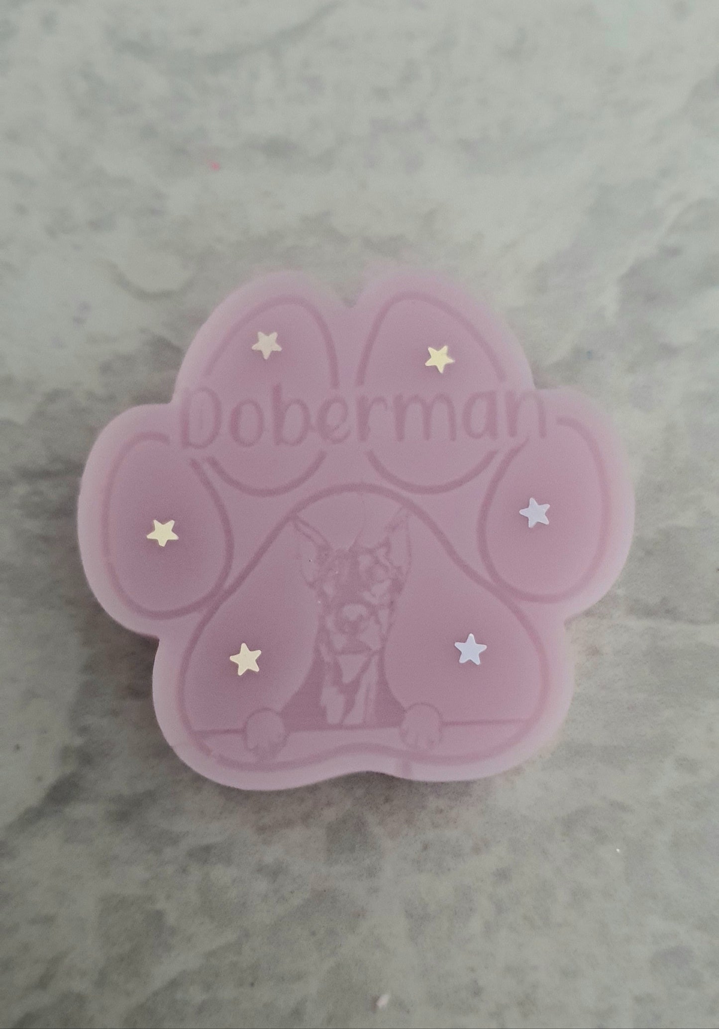 Doberman Breed Paw Wax Melt