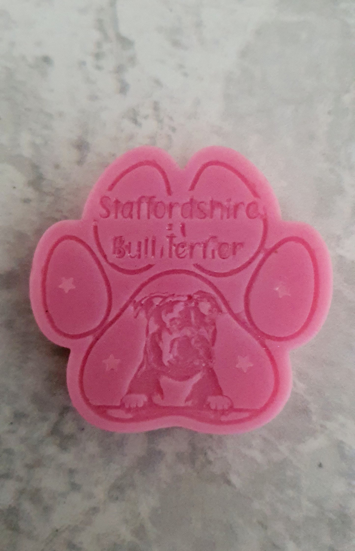 Staffordshire Bull Terrier Breed Paw Wax Melt