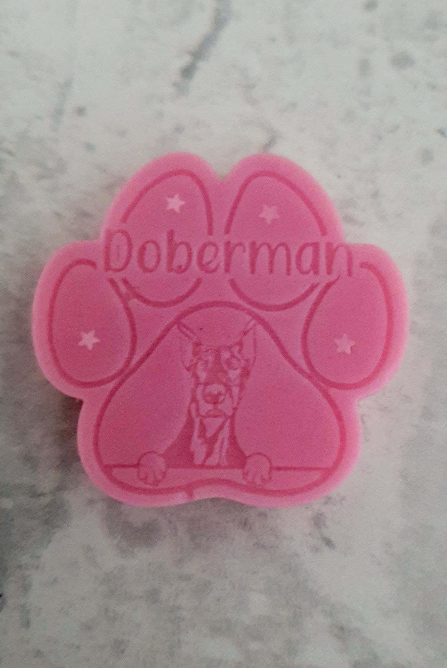 Doberman Breed Paw Wax Melt