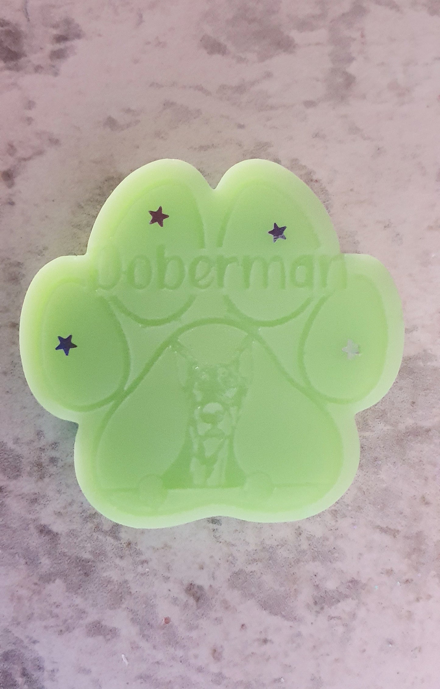 Doberman Breed Paw Wax Melt