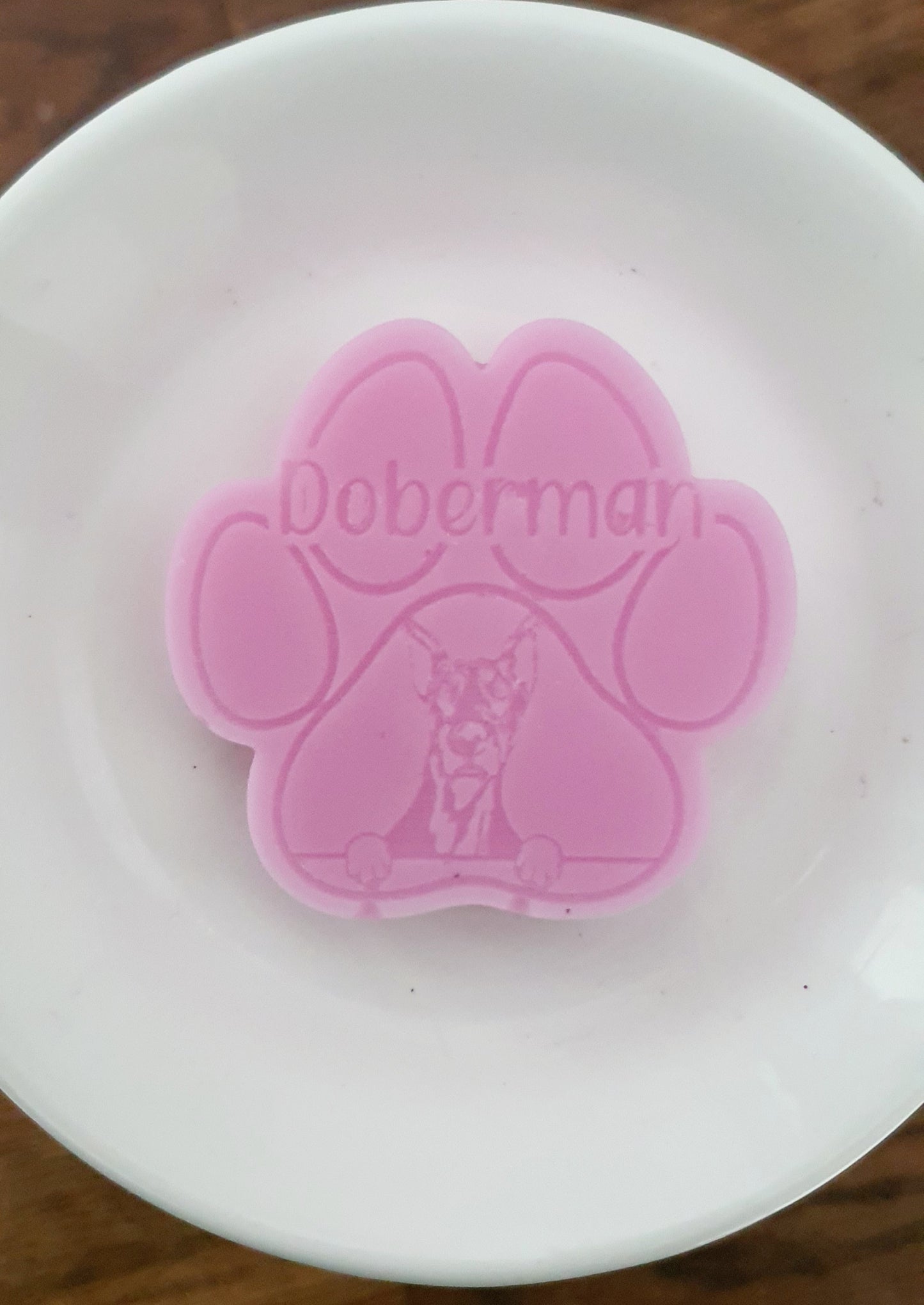 Doberman Breed Paw Wax Melt