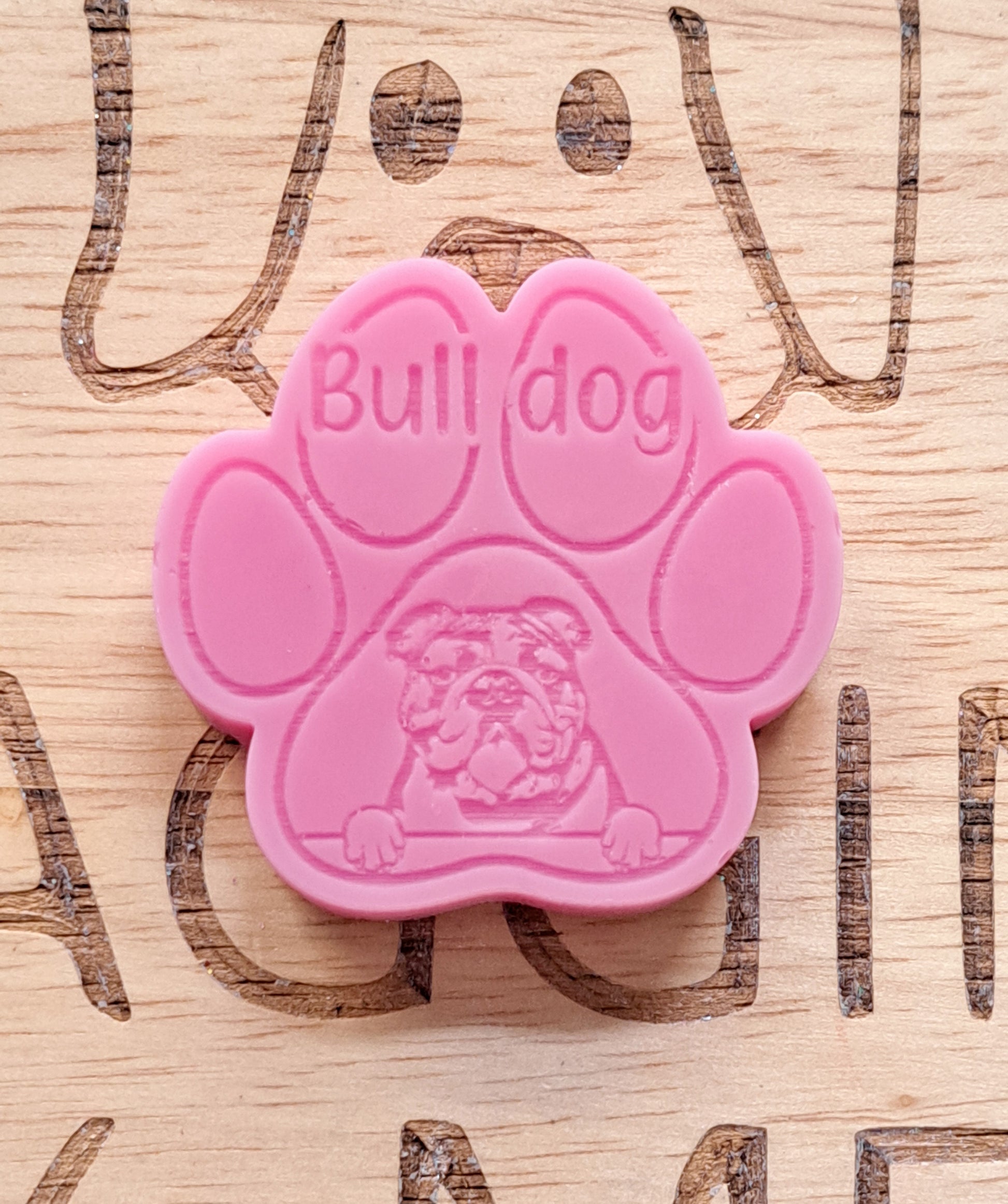 Bully bull dogs gifts wax melts  bulldog dog paw