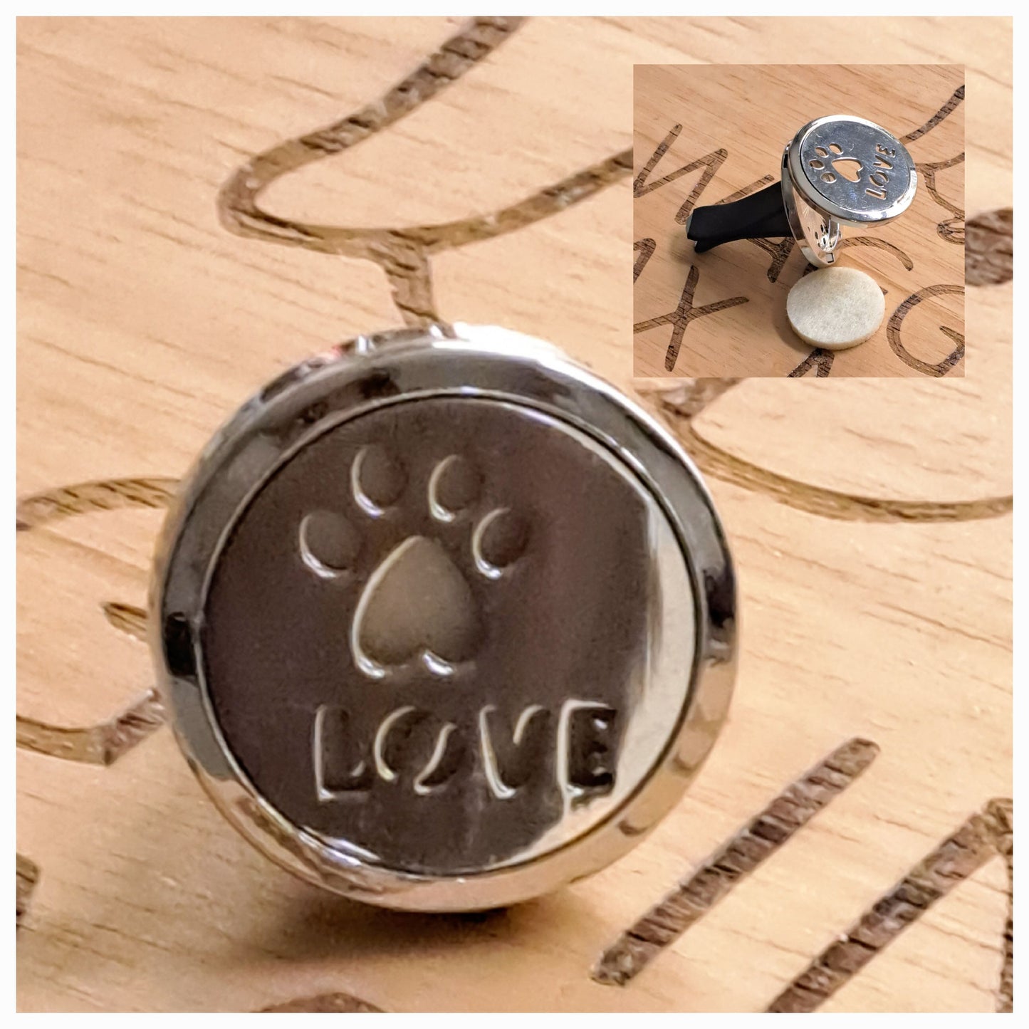 Paw Car vent air freshener diffuser  dogs gift 