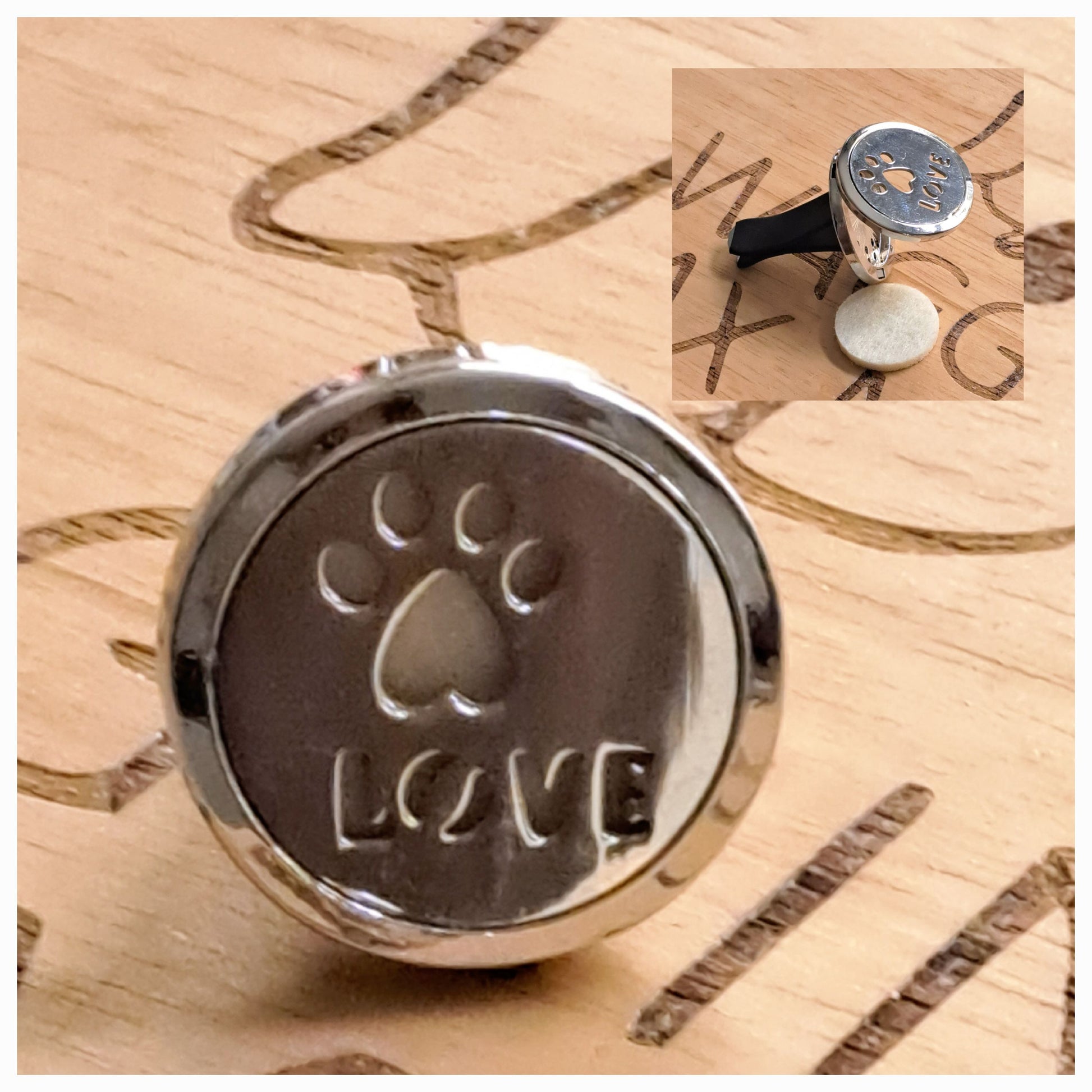 Paw Car vent air freshener diffuser  dogs gift 