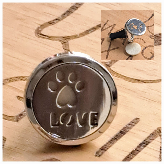 Paw Car vent air freshener diffuser  dogs gift 