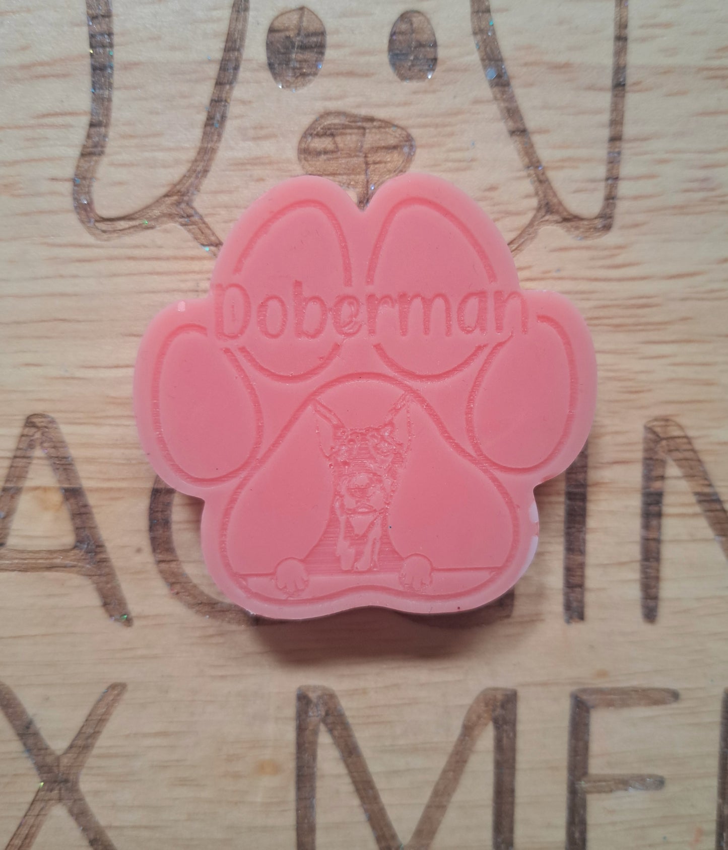 Doberman Breed Paw Wax Melt