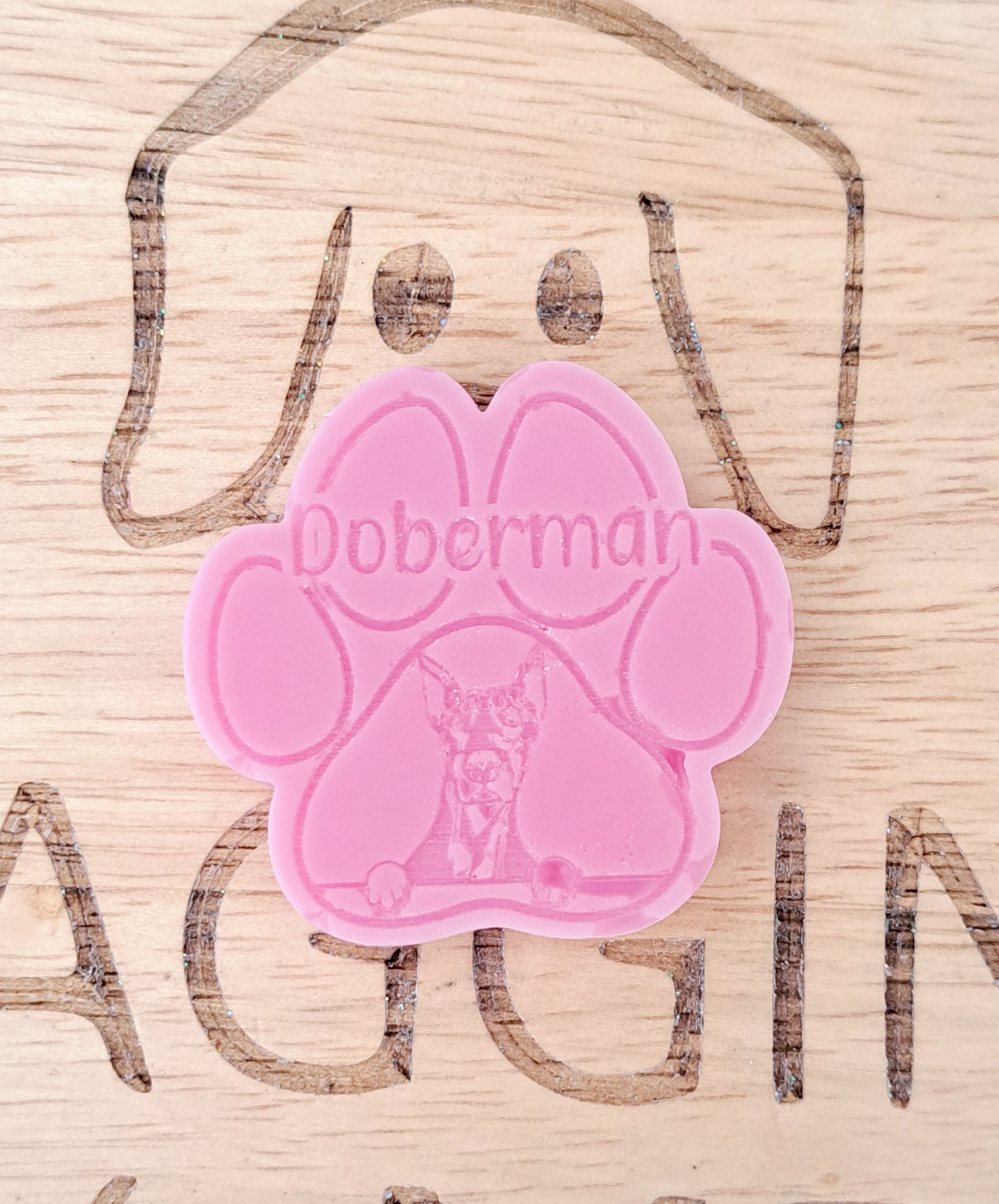 Doberman Breed Paw Wax Melt