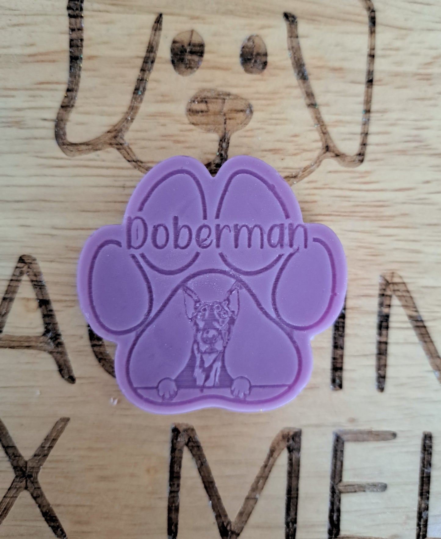 Doberman Breed Paw Wax Melt