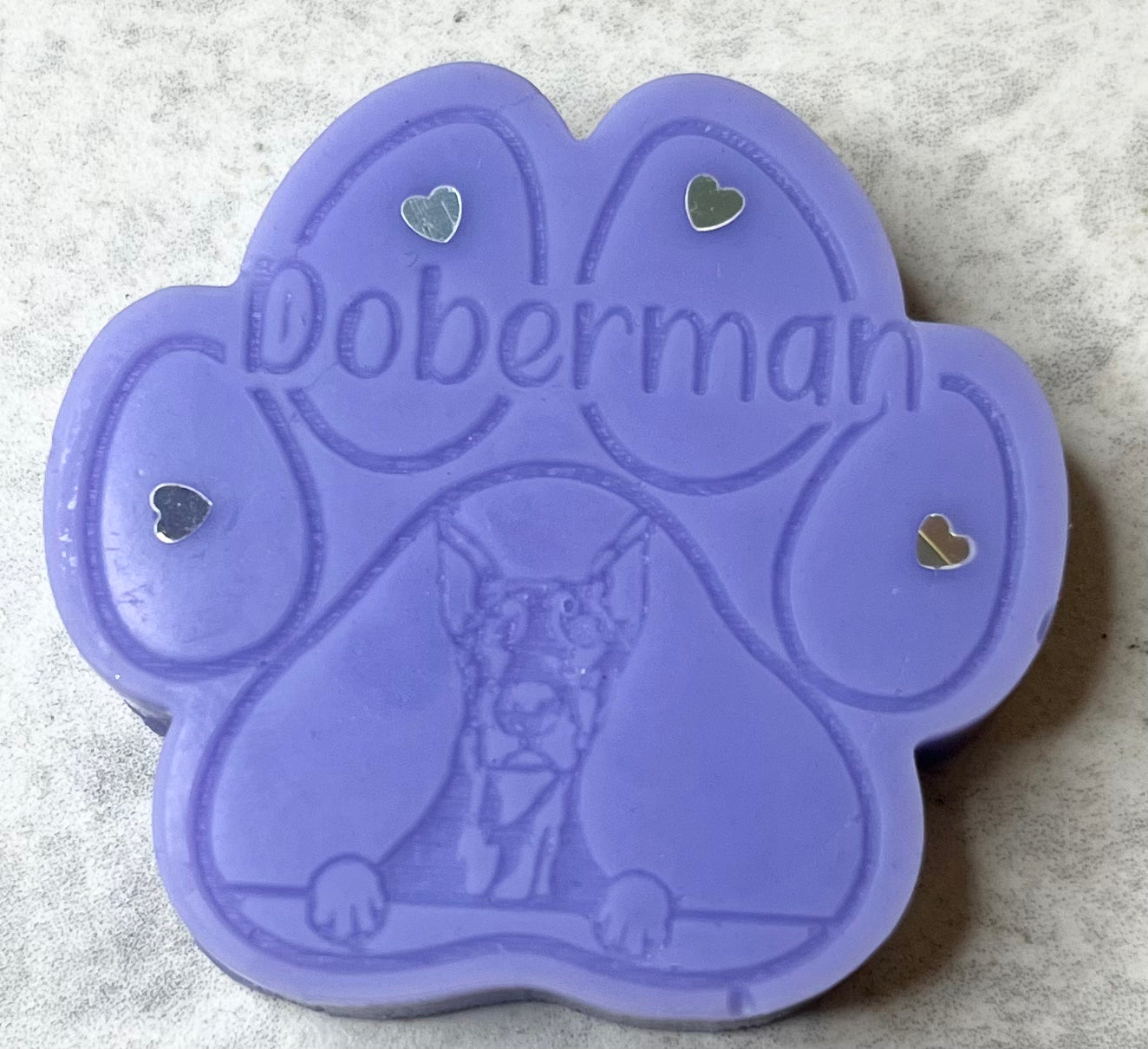 Doberman Breed Paw Wax Melt