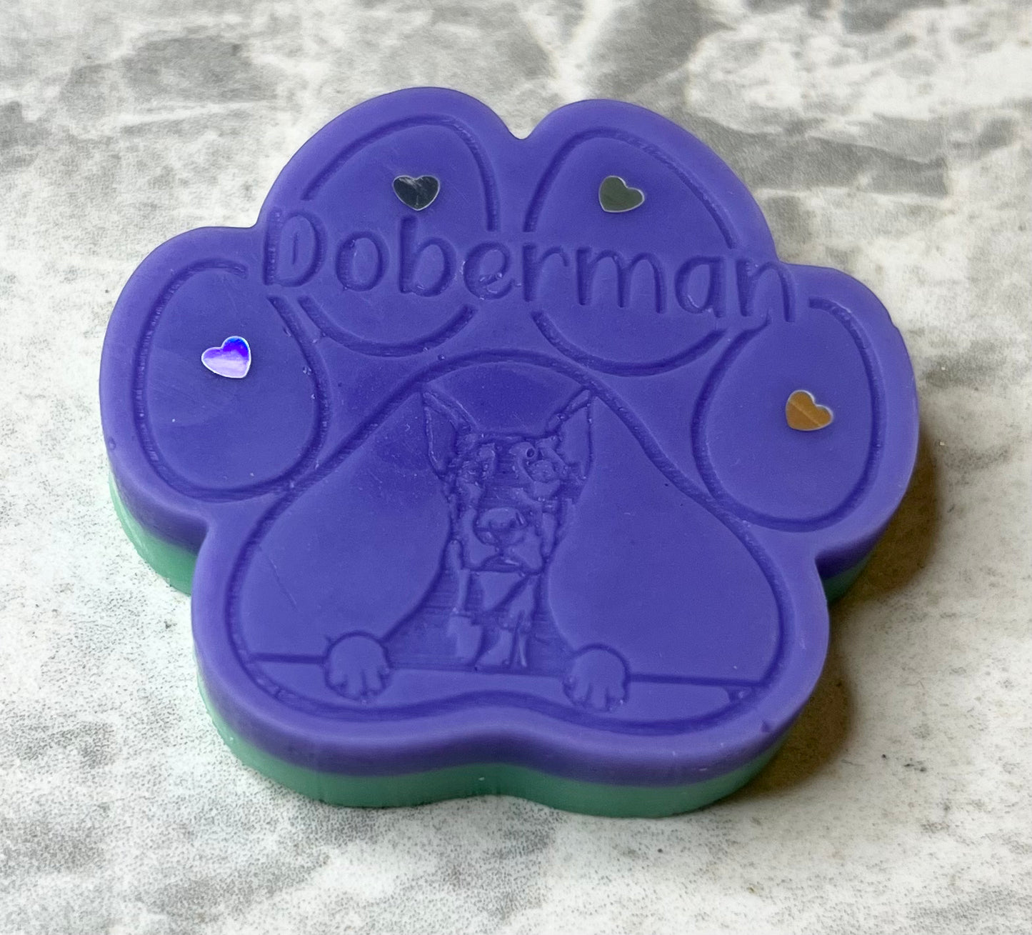 Doberman Breed Paw Wax Melt