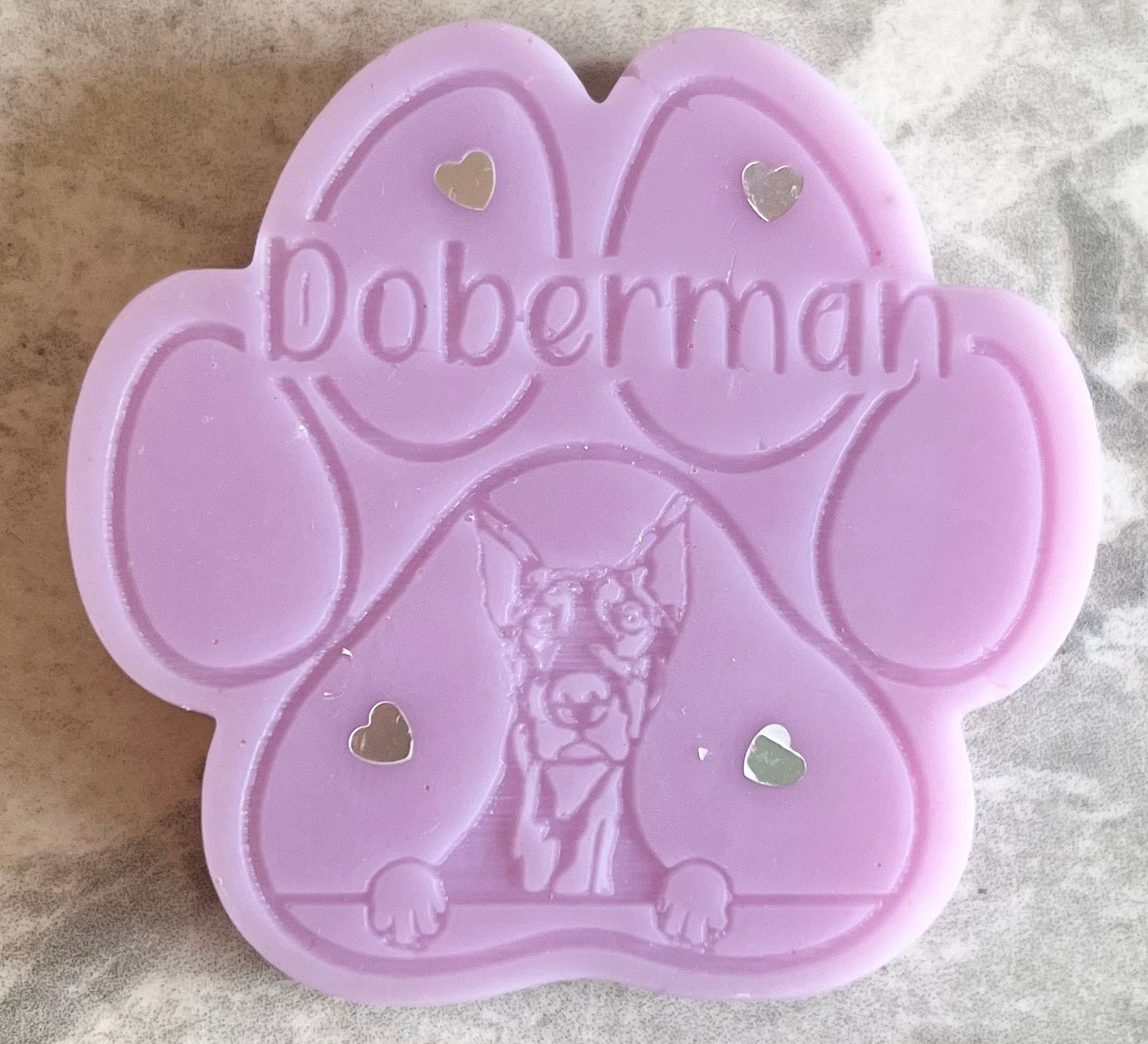 Doberman Breed Paw Wax Melt