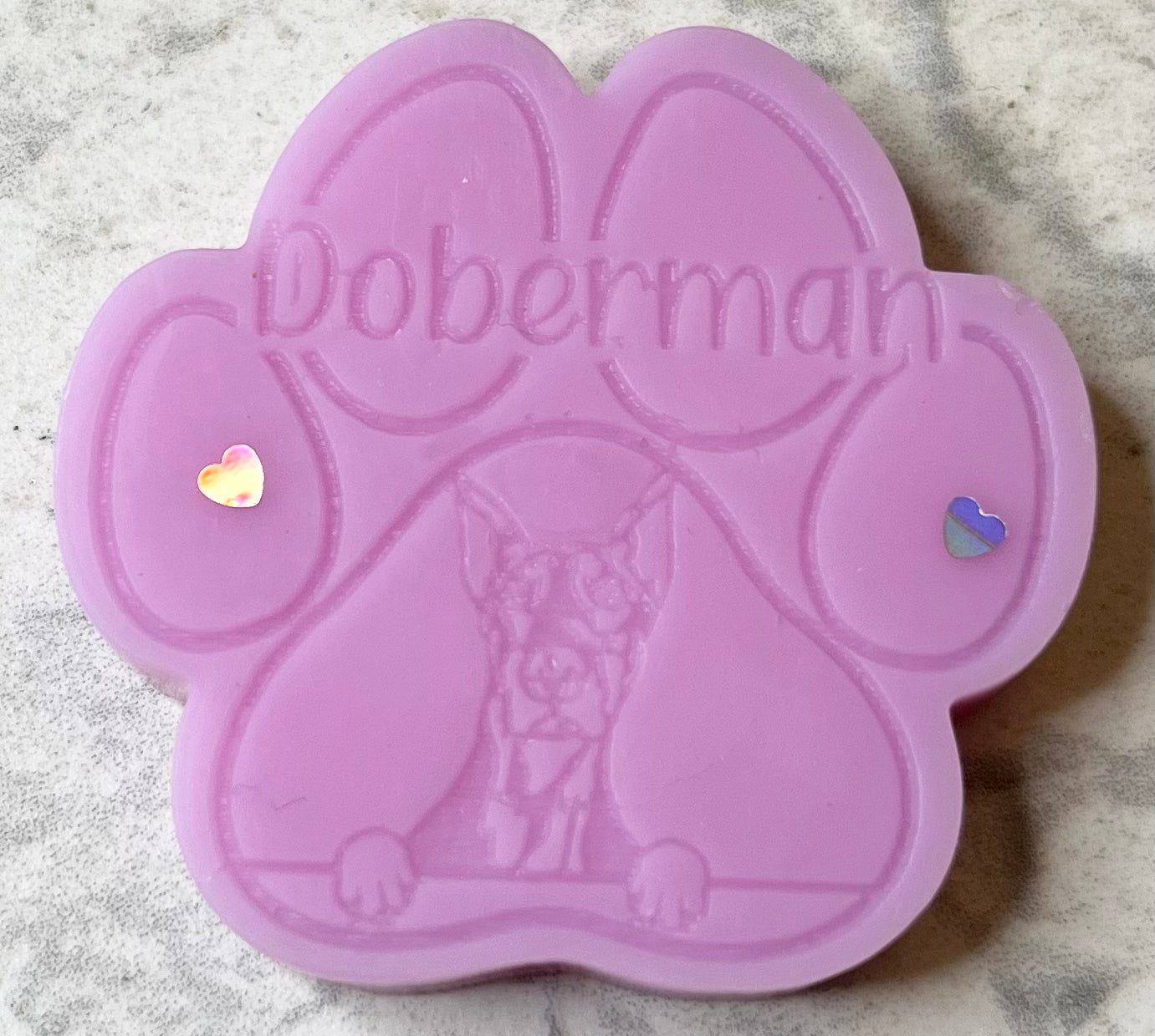 Doberman Breed Paw Wax Melt