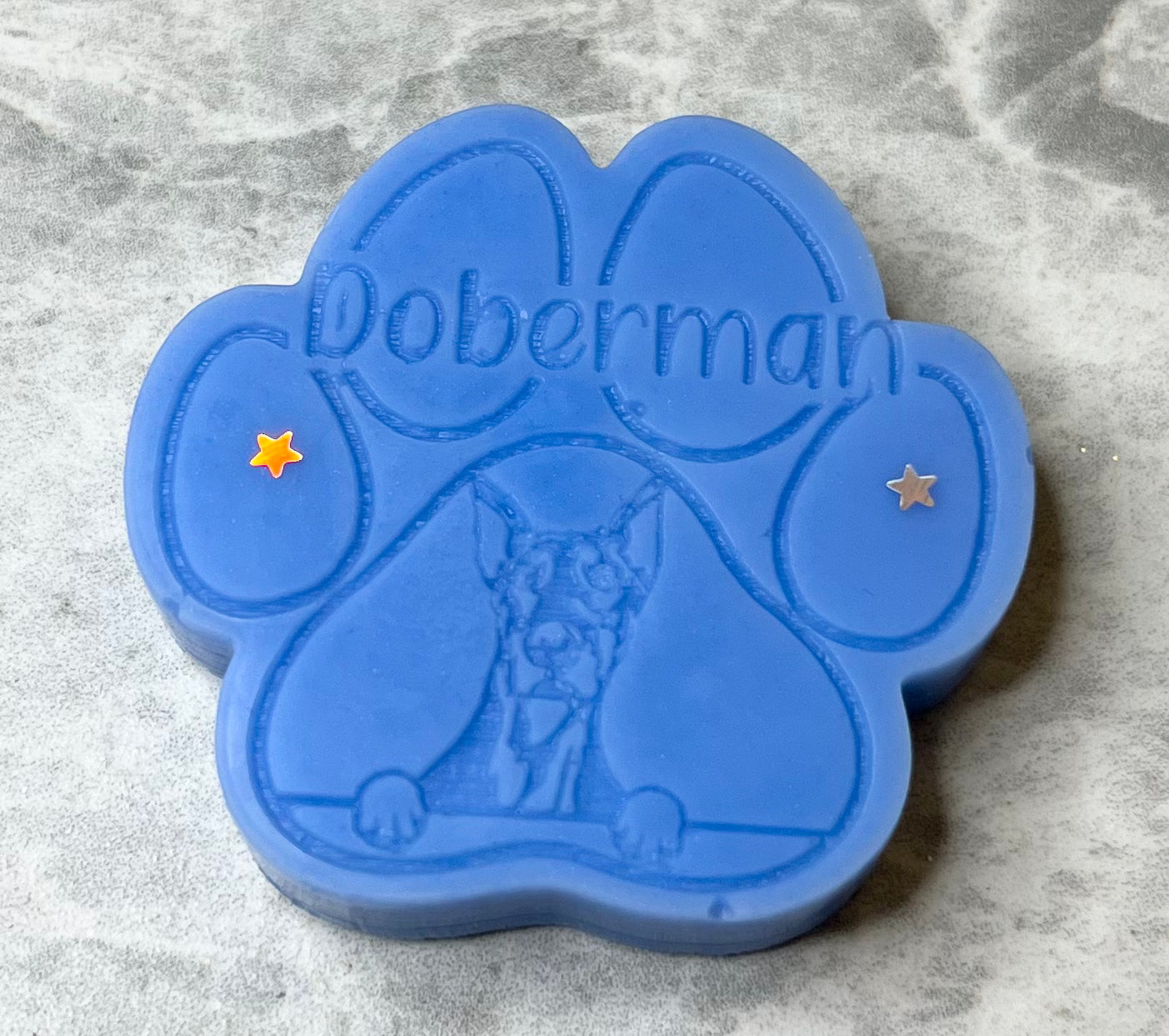 Doberman Breed Paw Wax Melt